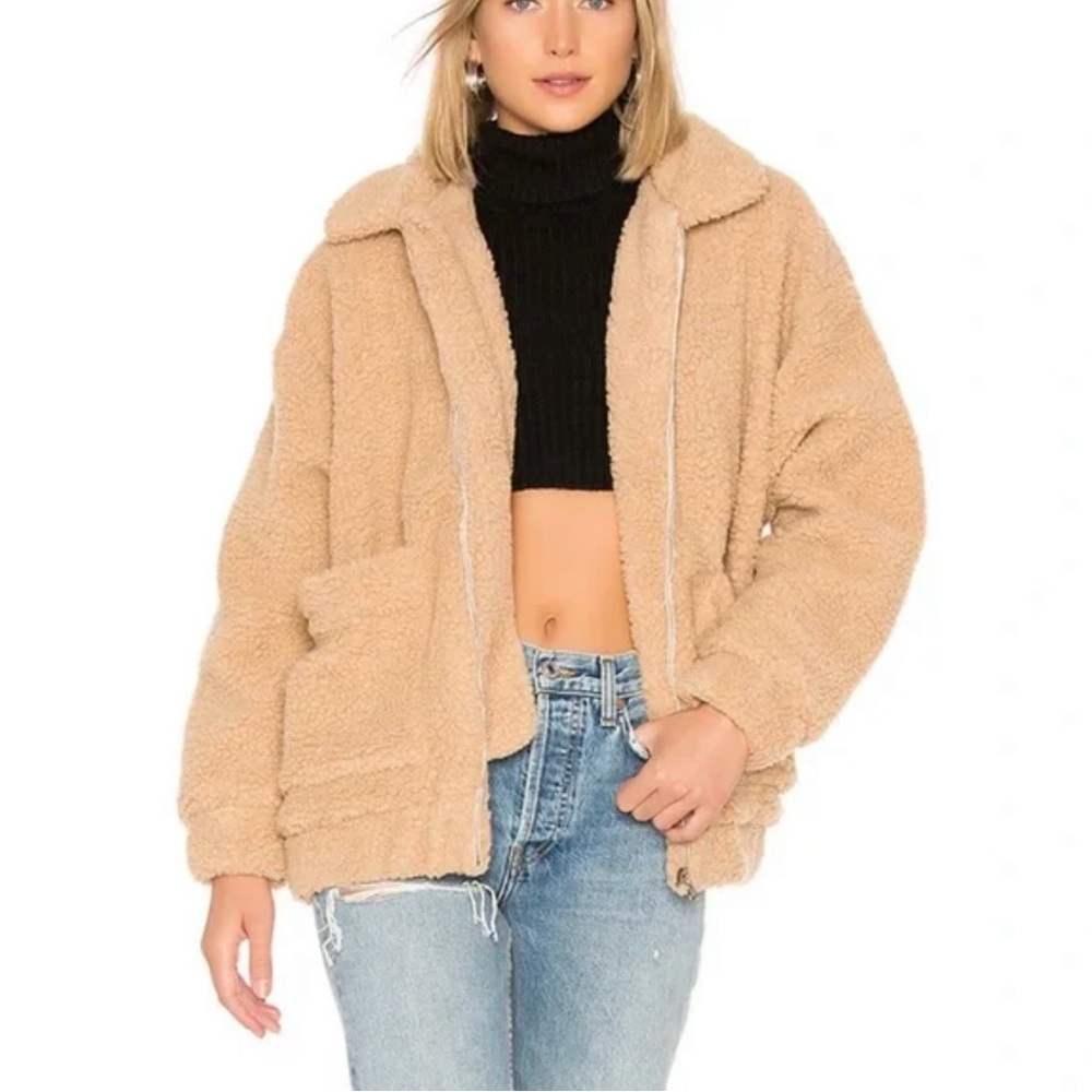 I.AM.GIA Teddy Jacket in Brown, Size Small